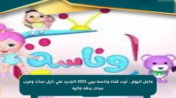 عاجل اليوم.. تردد قناة وناسة بيبي 2025 الجديد على نايل سات وعرب سات بدقة عالية
